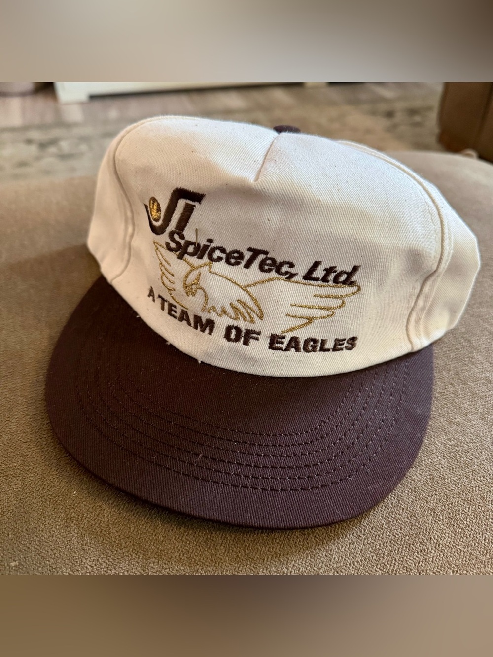 Vintage SpiceTec Ltd "A Team of Eagles" snapback cap Made in USA